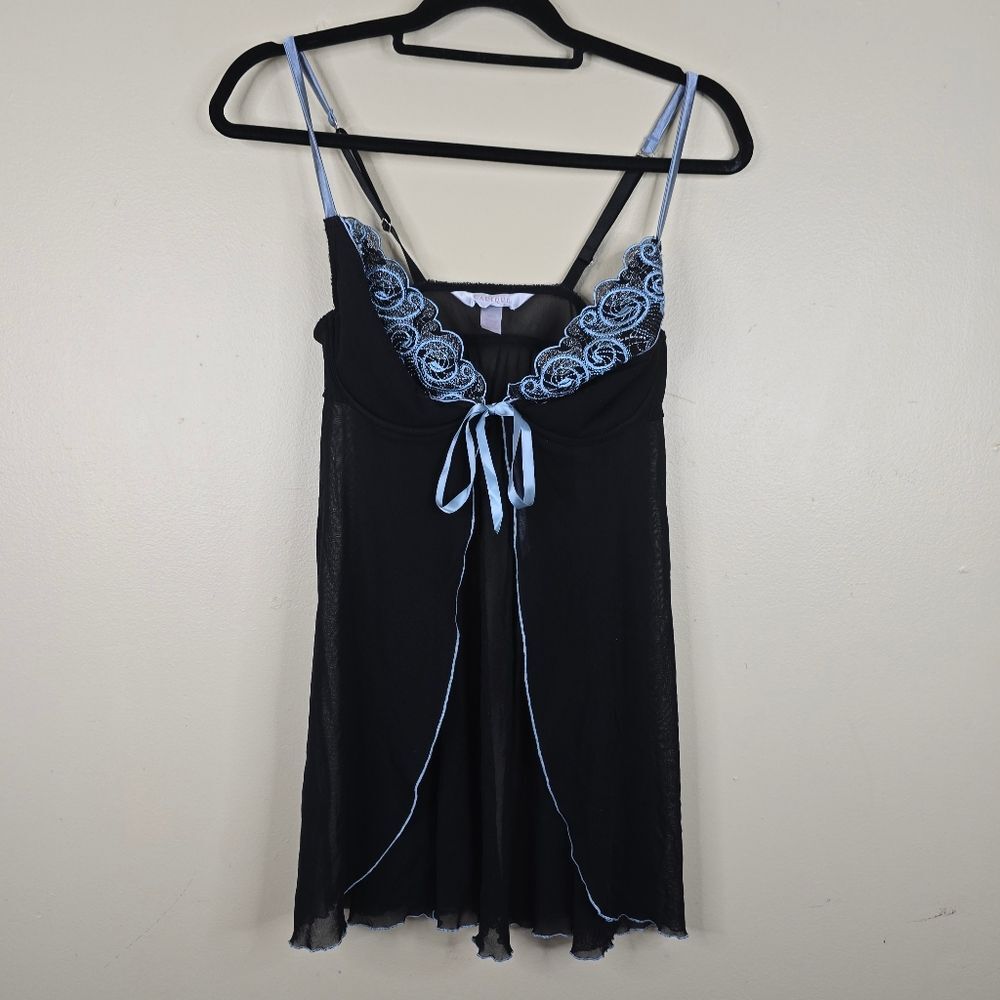 Cacique black nighty lingerie size 14/16